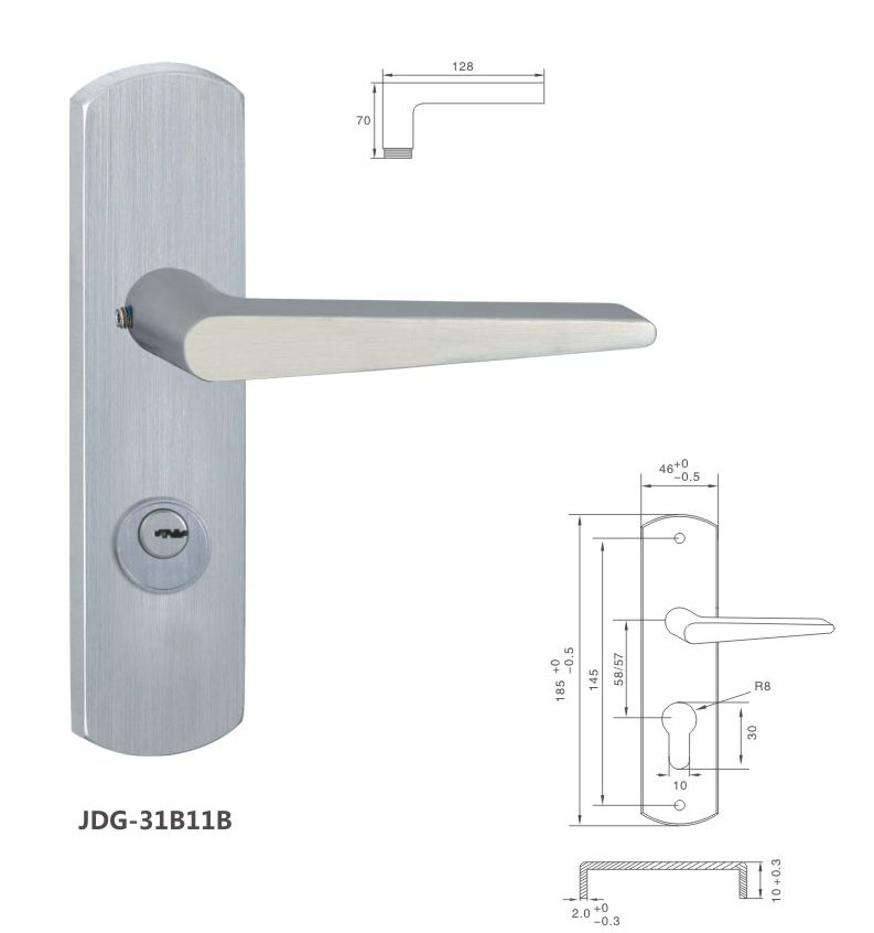 不锈钢防火功能门锁